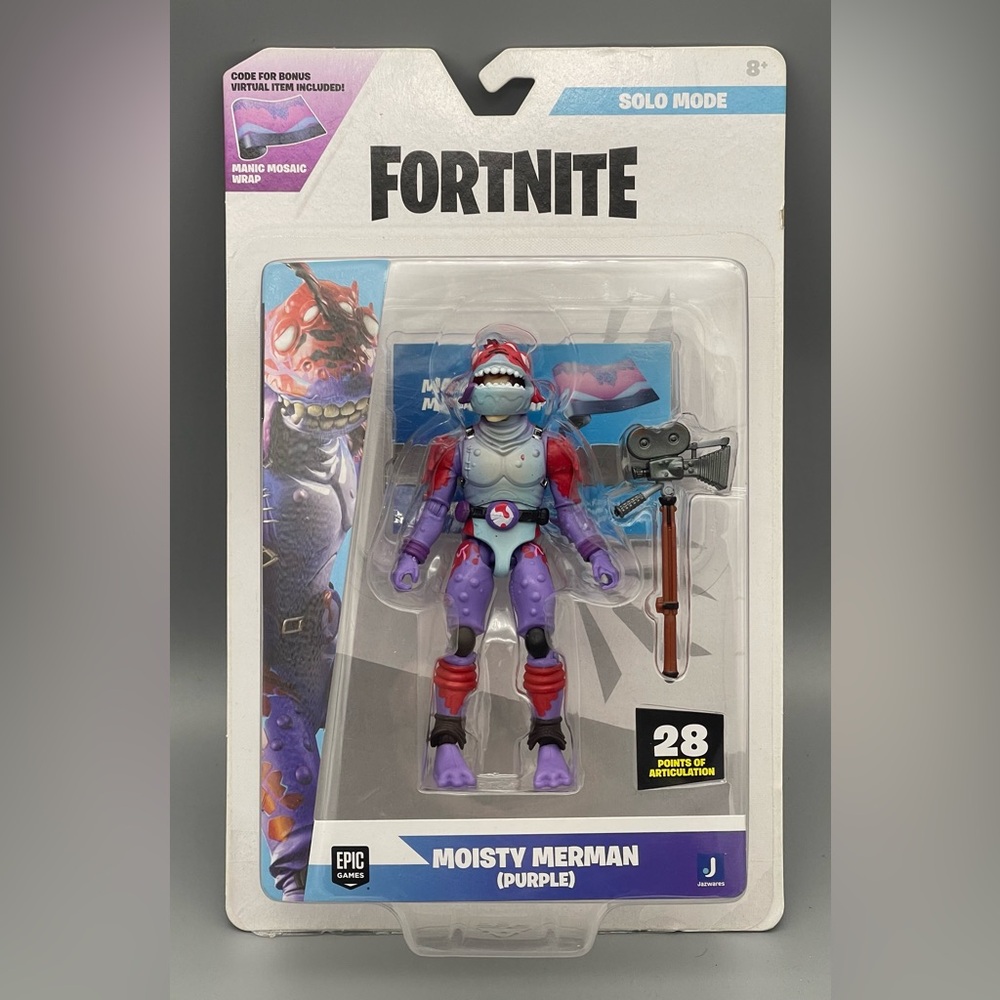 Jazwares Fortnite Solo Mode Series 25 281 Moisty Merman Action Figure 375 4 Inch
